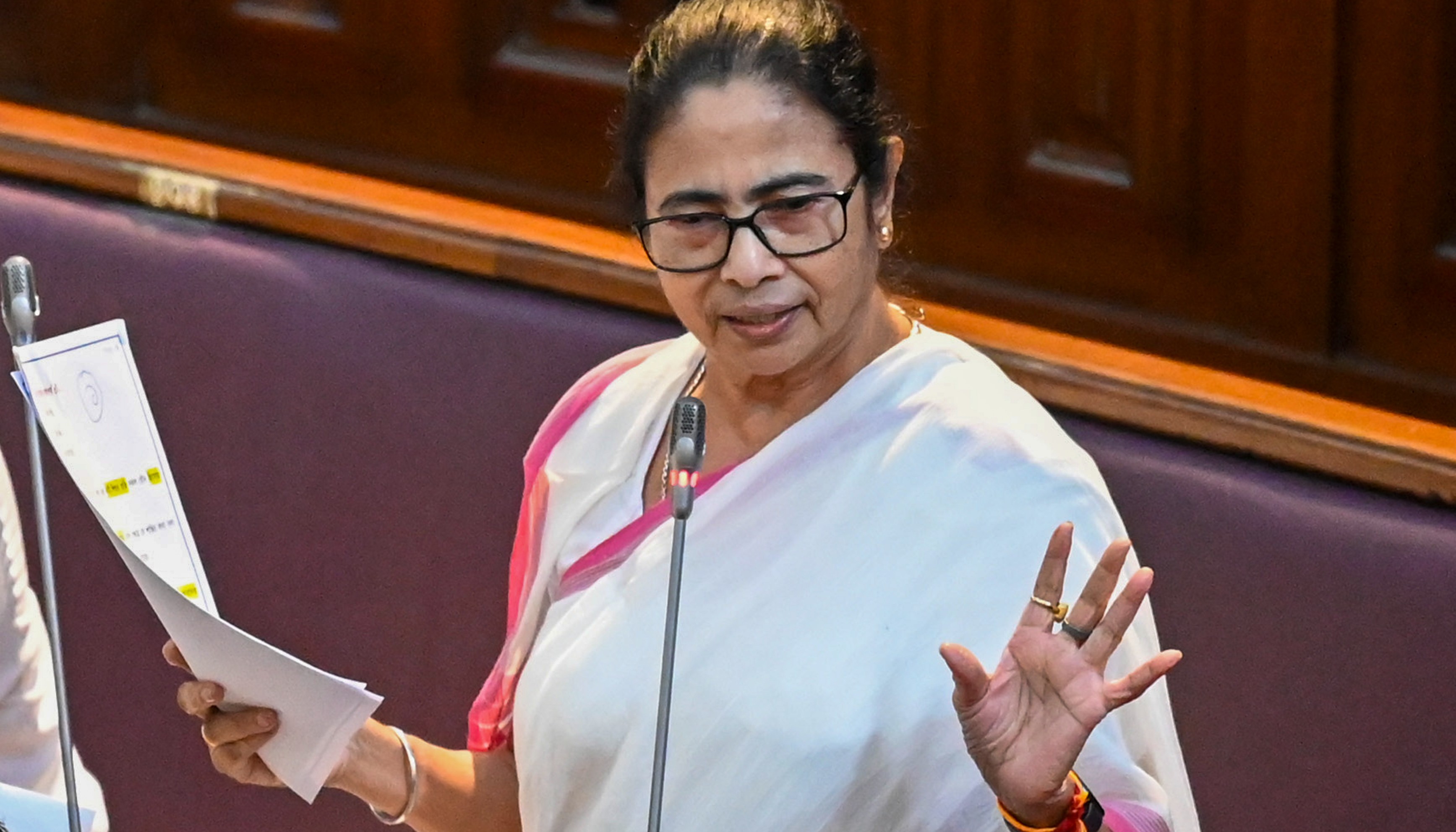West Bengal CM Mamata Banerjee at state Assembly 