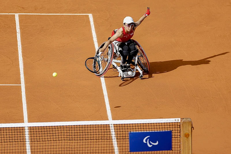 Paris Paralympics 2024 Day 4 Best Photos_Wheelchair Tennis womens double quarter final