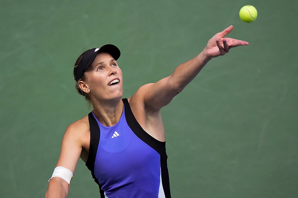 US Open tennis championships 2024 Beatriz Haddad Maia vs Caroline Wozniacki_2
