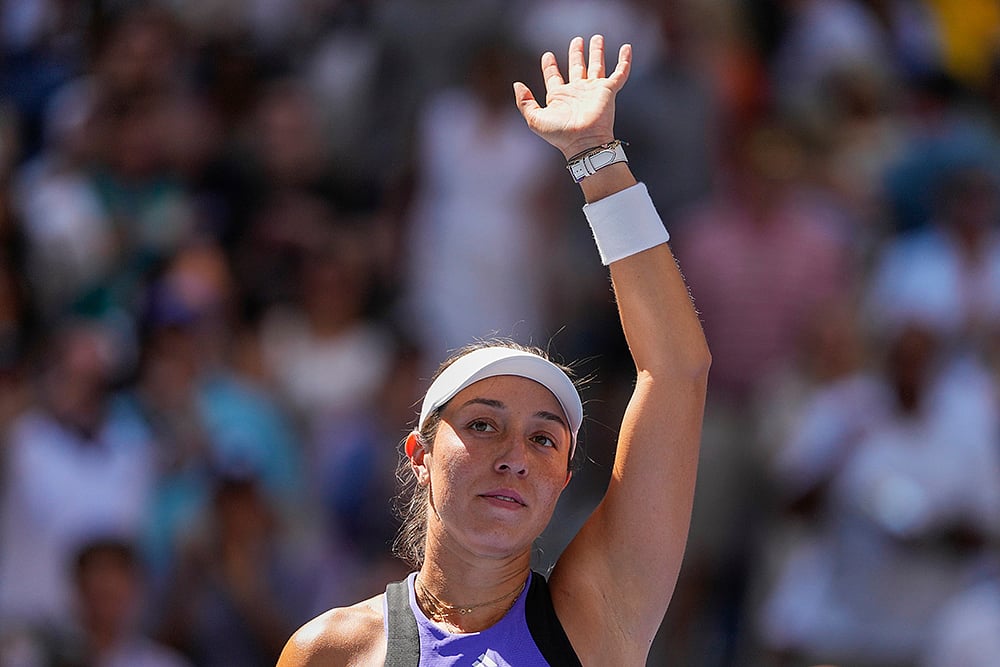 US Open tennis championships 2024 Jessica Pegula vs Diana Shnaider_1