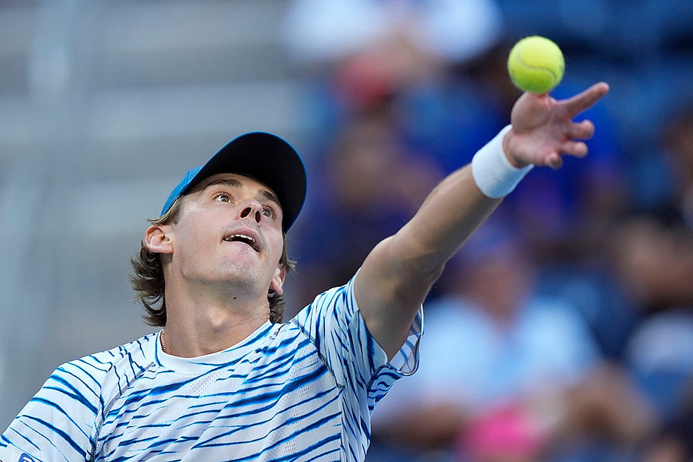US Open tennis championships 2024 Alex de Minaur vs Jordan Thompson_5