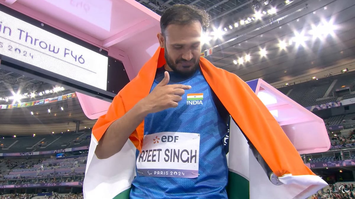 India para athlete Ajeet Singh - X