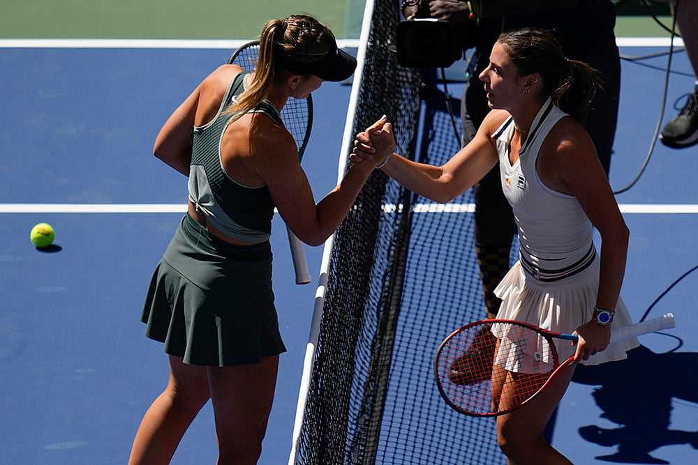 2024 US Open tennis championships Emma Navarro Vs Paula Badosa_1