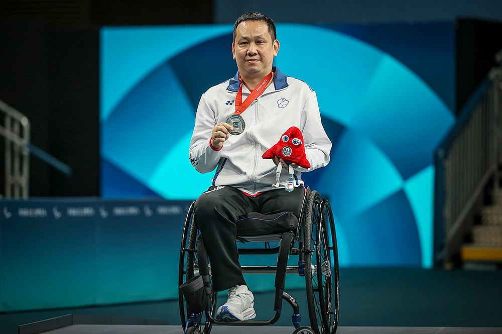 2024 Paris Paralympic Games Day 6 Best Photo_para table tennis mens singles MS5 gold medal match