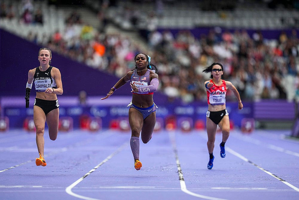 2024 Paris Paralympic Games Day 6 Best Photo_womens 100 m. T47
