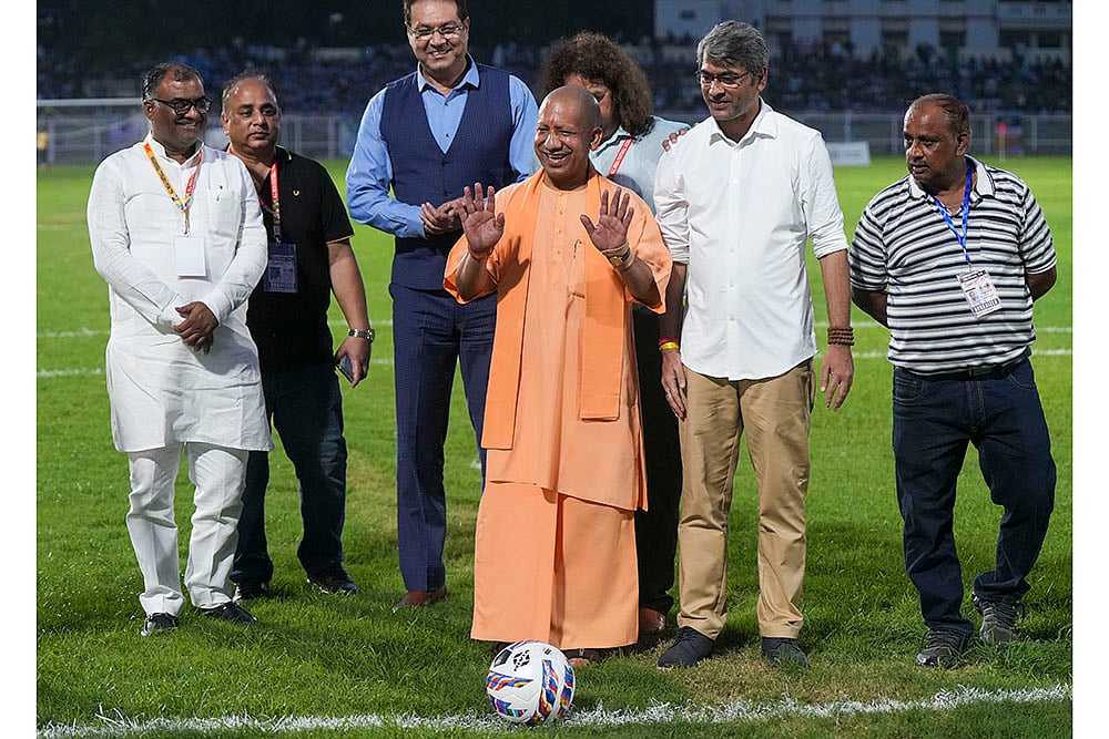 Football: Mohun Bagan vs East Bengal exhibition match in Lucknow_6