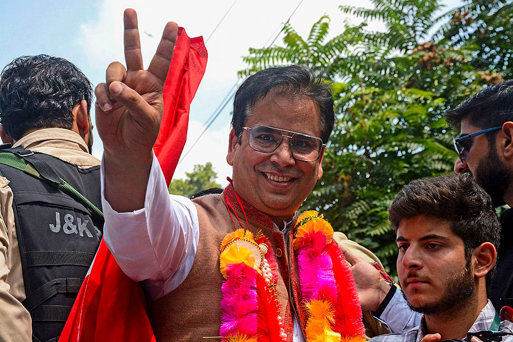 2024 J-K Assembly polls: Tanvir Sadiq, NC Zadibal Assembly constituency candidate files nomination