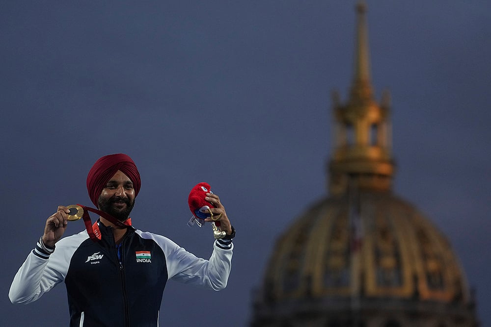 2024 Paris Paralympic Games Para Archery_Harvinder Singh won Gold in Individual Recurve Open_3