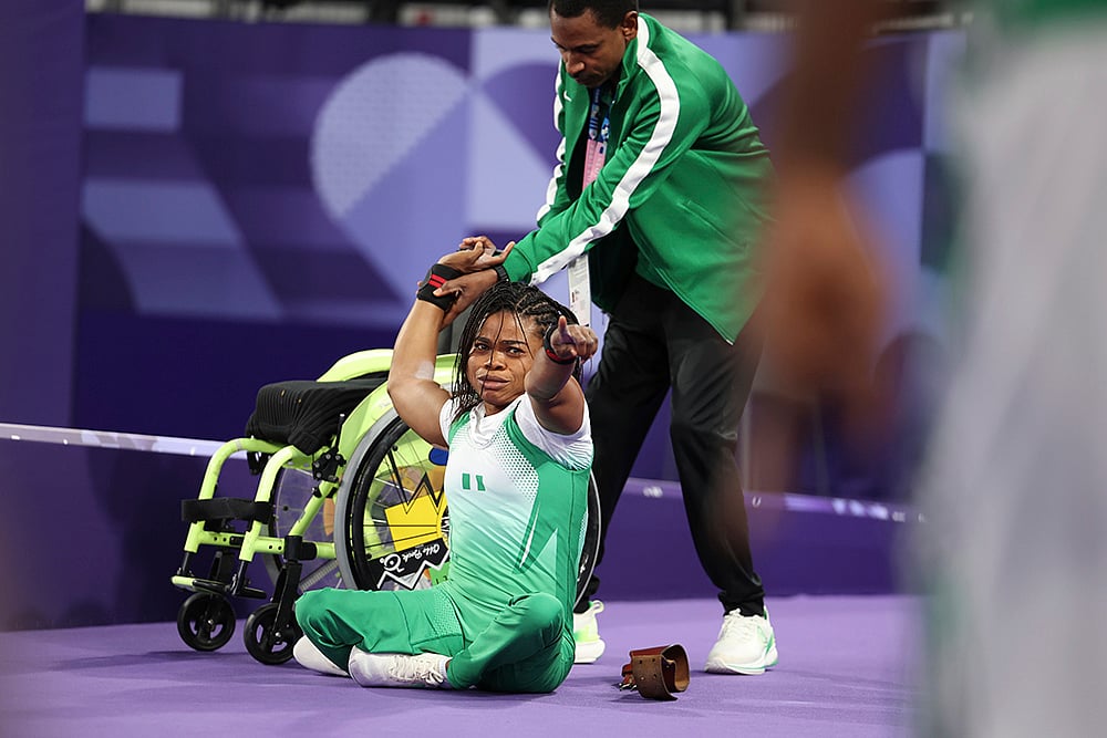 2024 Paris Paralympic games Day 7_ Para powerlifting Womens up to 41kg Final
