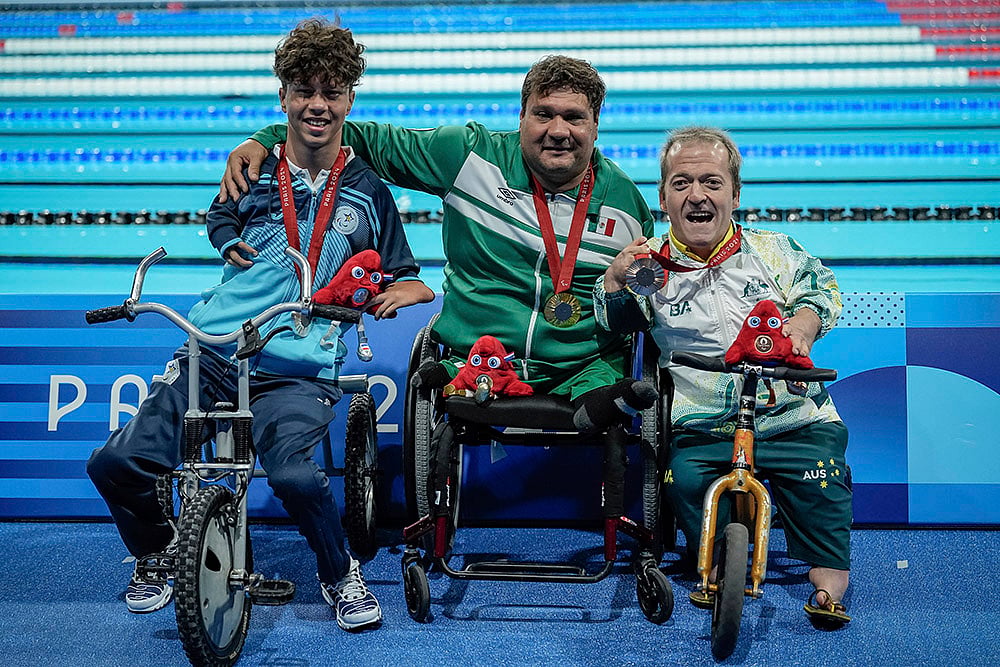 2024 Paris Paralympic games Day 7_Swimming mens 50 m. Breakstroke - SB2