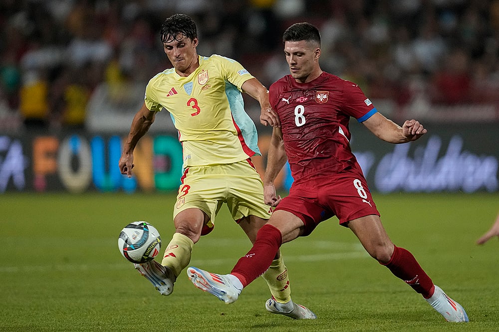 2024-25 Serbia vs Spain Nations League Soccer_5