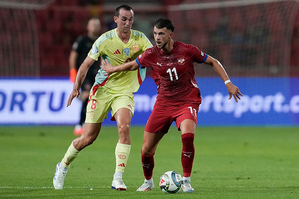 2024-25 Serbia vs Spain Nations League Soccer_8