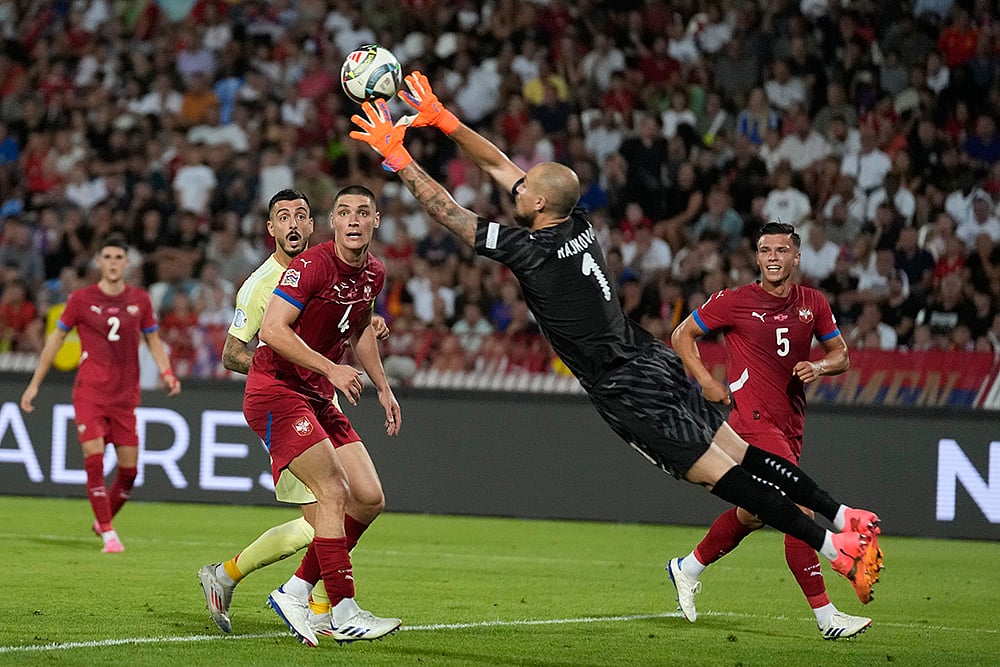 2024-25 Serbia vs Spain Nations League Soccer_3