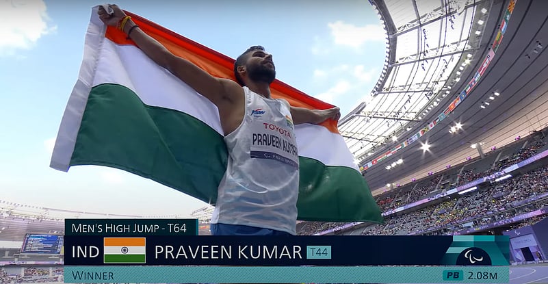 praveen-kumar-paris-paralympics-high-jump-screengrab