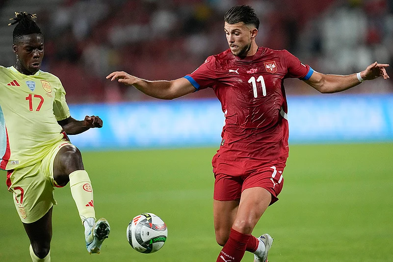 2024-25 Serbia vs Spain Nations League Soccer_10
