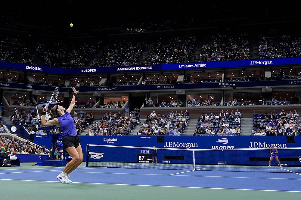 2024 US Open Tennis Championships Semifinal Jessica Pegula vs Karolina Muchova_8