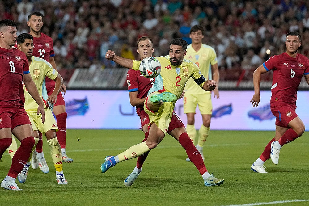 2024-25 Serbia vs Spain Nations League Soccer_7