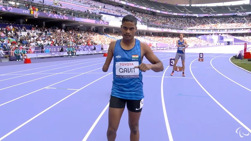 India para athlete Dilip Gavit - X