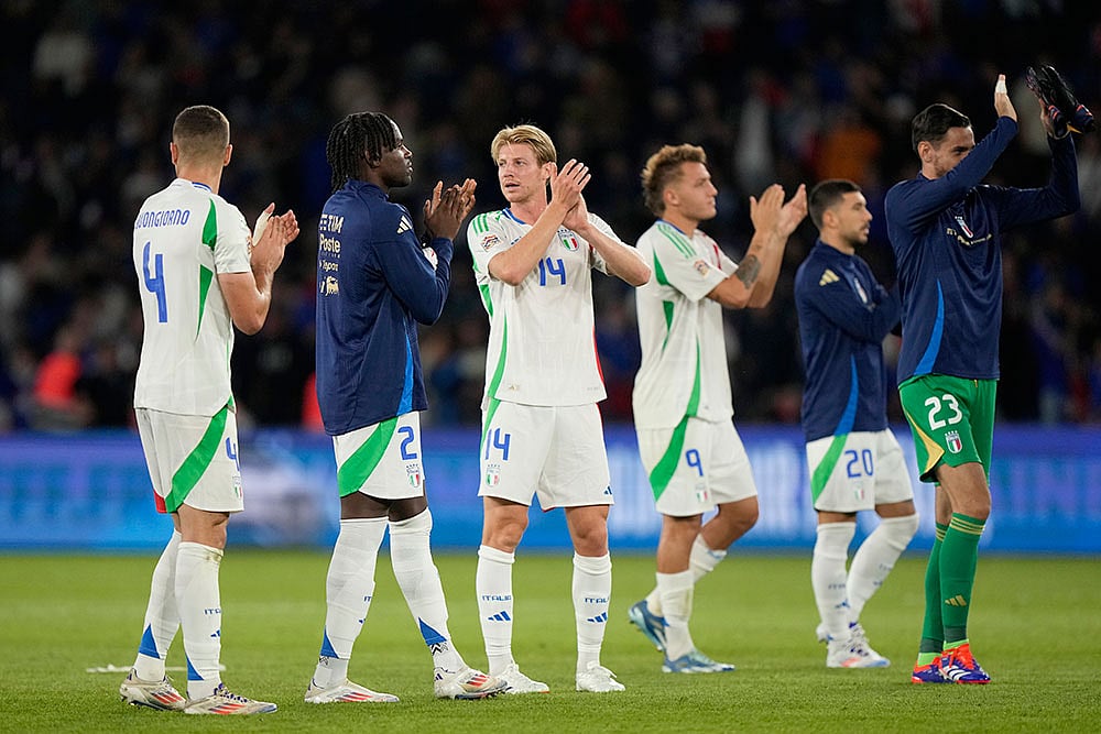 Photo: AP/Michel Euler : UEFA Nations League: France vs Italy