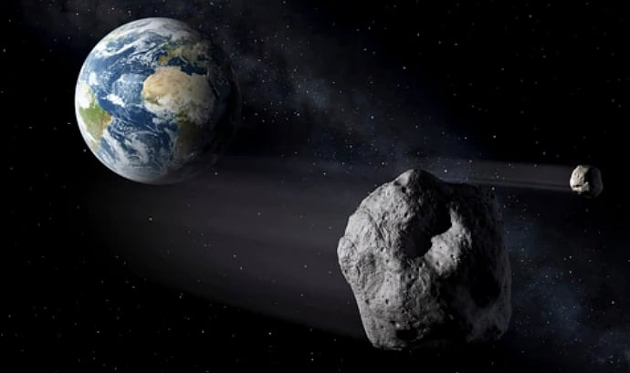 god of chaos asteroid hitting earth