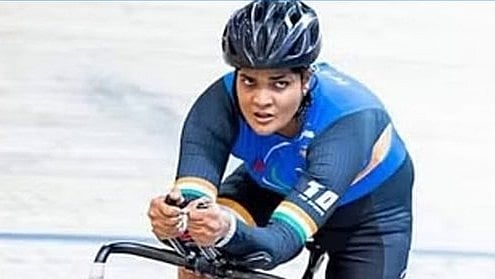 X | Paralympics Committee Of India : Indian Para-Cyclist Jyoti Gaderiya. 
