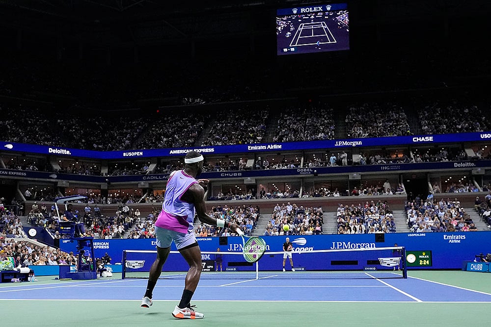US Open Tennis Frances Tiafoe vs Taylor Fritz