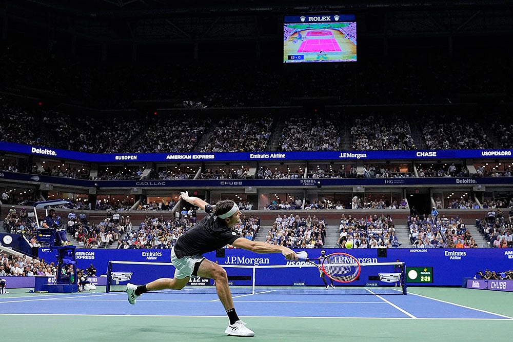 US Open Tennis Taylor Fritz vs Frances Tiafoe