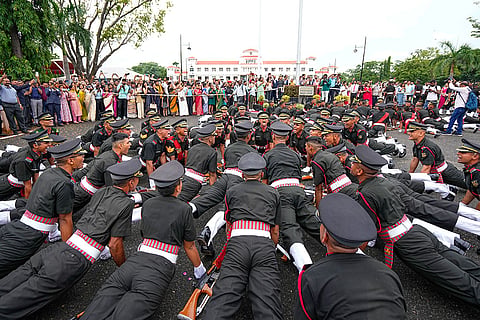 Passing out parade at OTA, Chennai