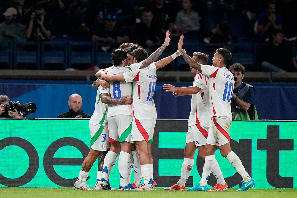 UEFA Nations League Soccer Match
