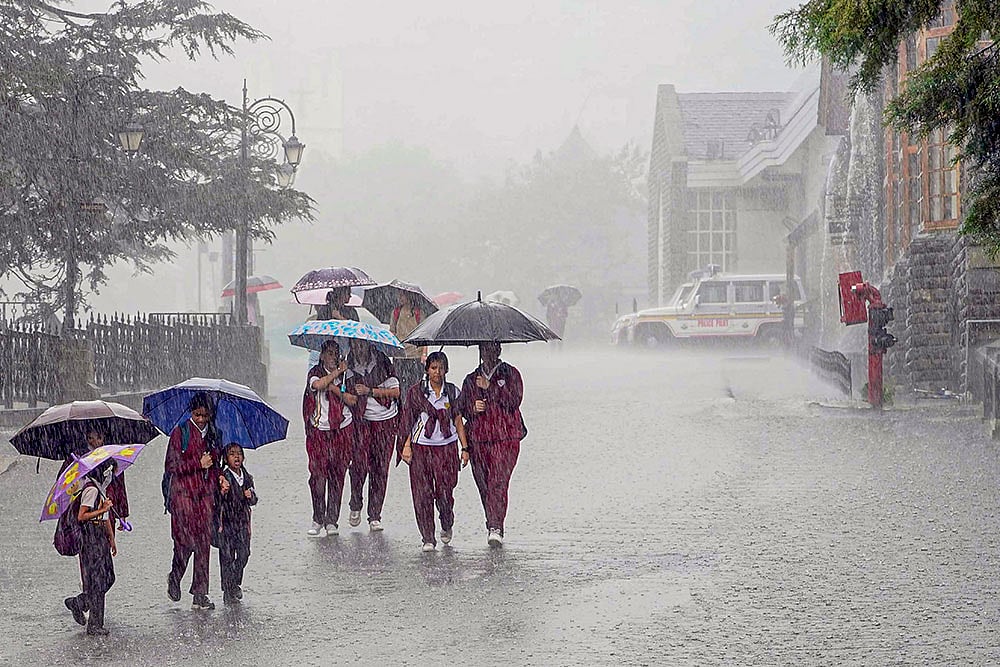 Rains in Shimla