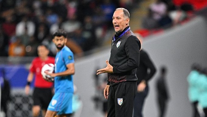 Team India's coach Igor Stimac after India's loss to Uzbekistan in the 2023 AFC Asian Cup - X/@stimac_igor