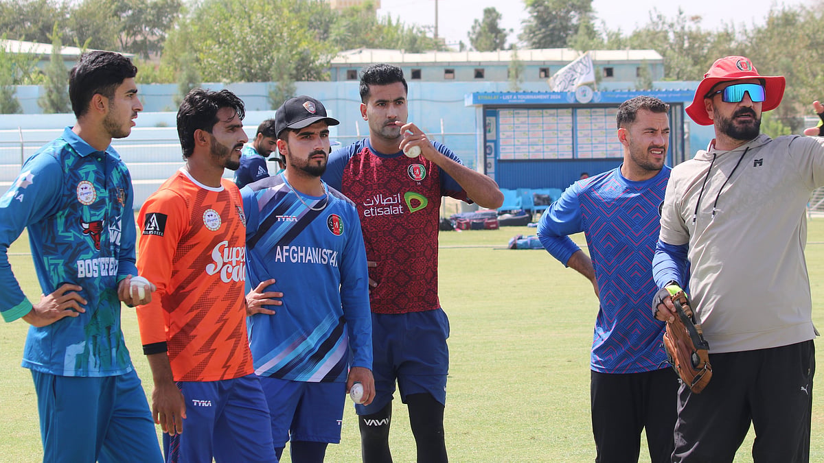 X/ACBofficials : The Afghanistan team preparing ahead of the one-off Test against New Zealand.