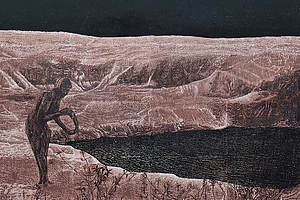 Courtesy: Apre Art House : Black Pond: Artwork by Sheshadev Sagria