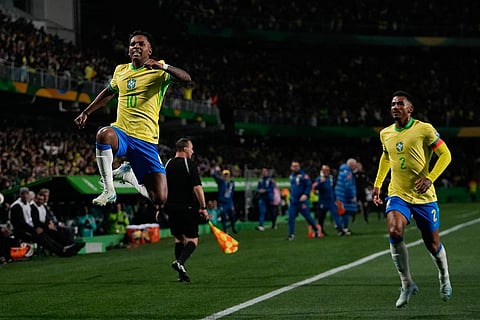 Qualifying soccer match for the FIFA World Cup 2026