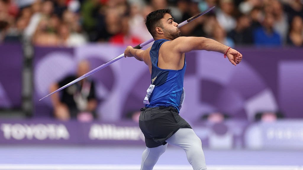 India's Navdeep Singh in action at Paris Paralympics. - X