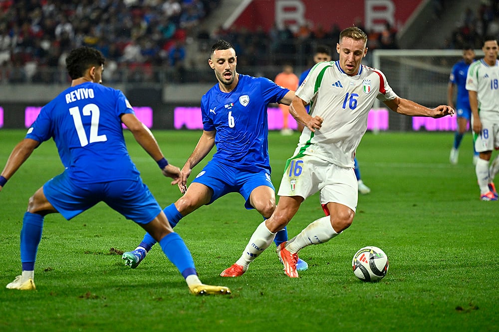 Football: Hungary Israel vs Italy Nations League Soccer 2024–25_9
