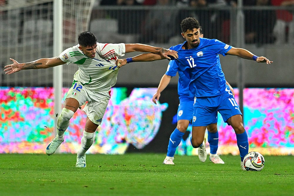 Football: Hungary Israel vs Italy Nations League Soccer 2024–25_10