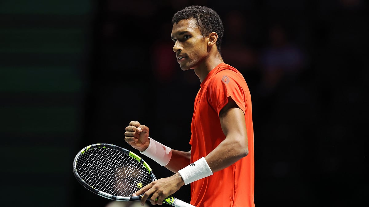 Felix Auger Aliassime helped Canada to a Davis Cup victory on Tuesday