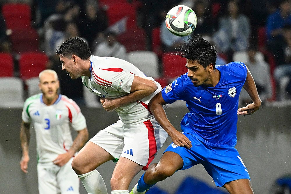 Football: Hungary Israel vs Italy Nations League Soccer 2024–25_8