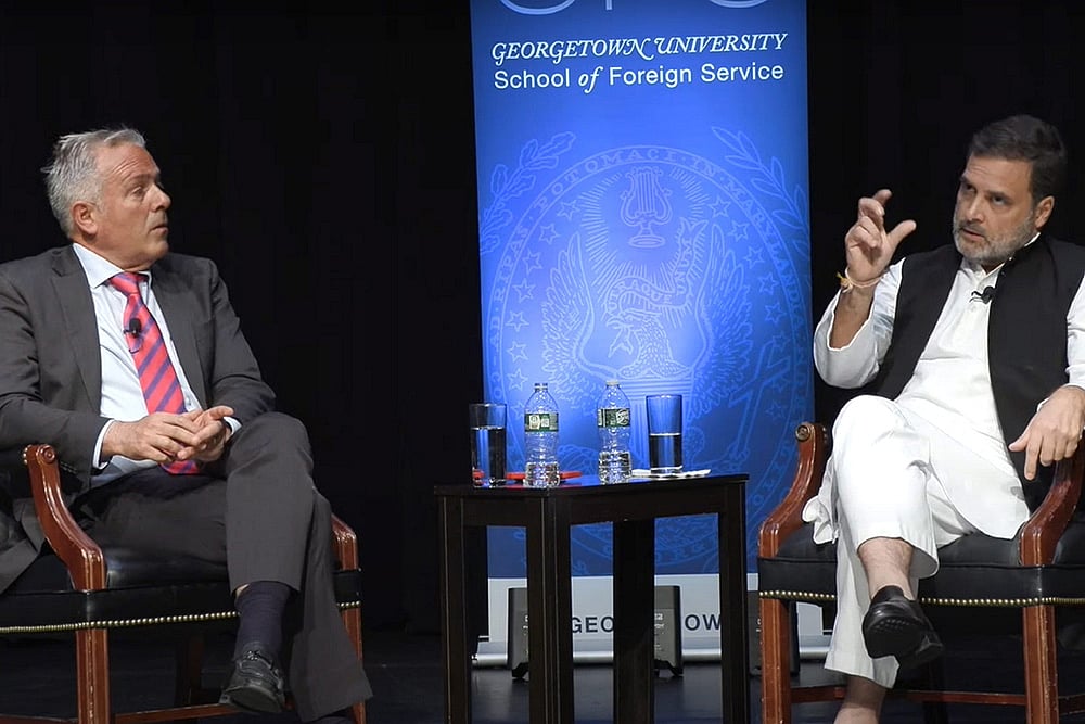 LoP in Lok Sabha and Congress MP Rahul Gandhi in USA
