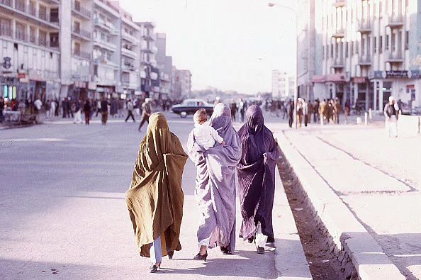 Afghan Women in Kabul, Afghanistan, November 1973