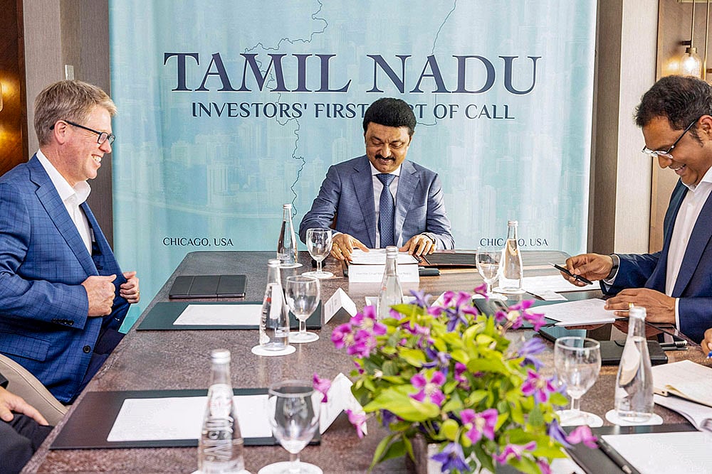 Tamil Nadu Chief Minister MK Stalin in Chicago, USA