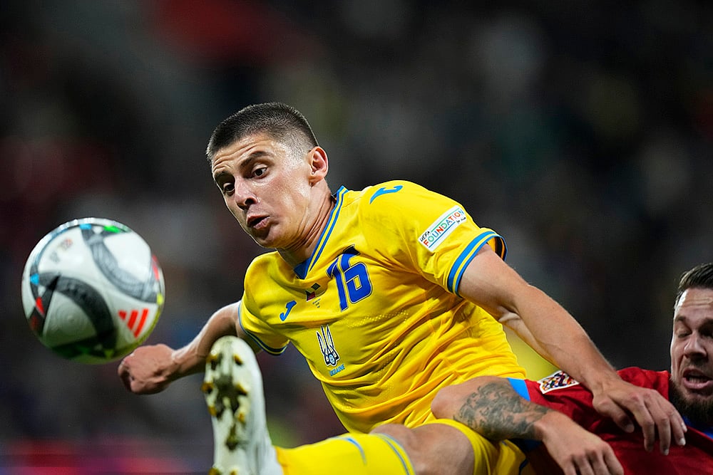 Football: UEFA Nations League 2024-25, Czech Republic vs Ukraine_3