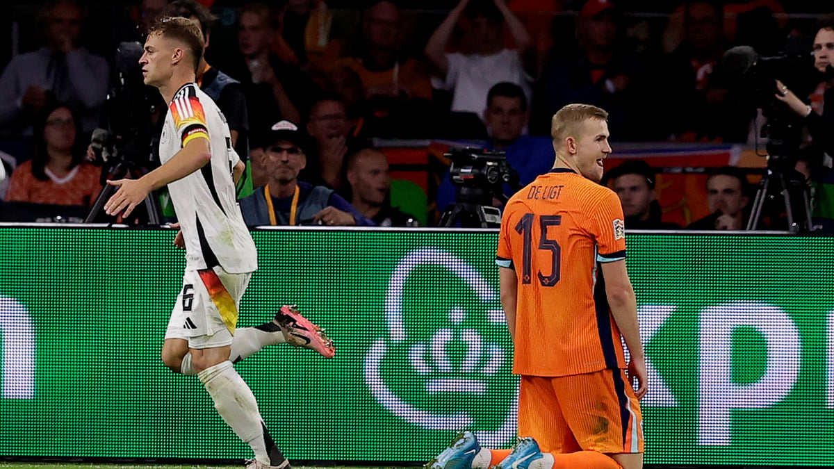 Matthijs de Ligt endured another difficult night for the Netherlands against Germany on Tuesday