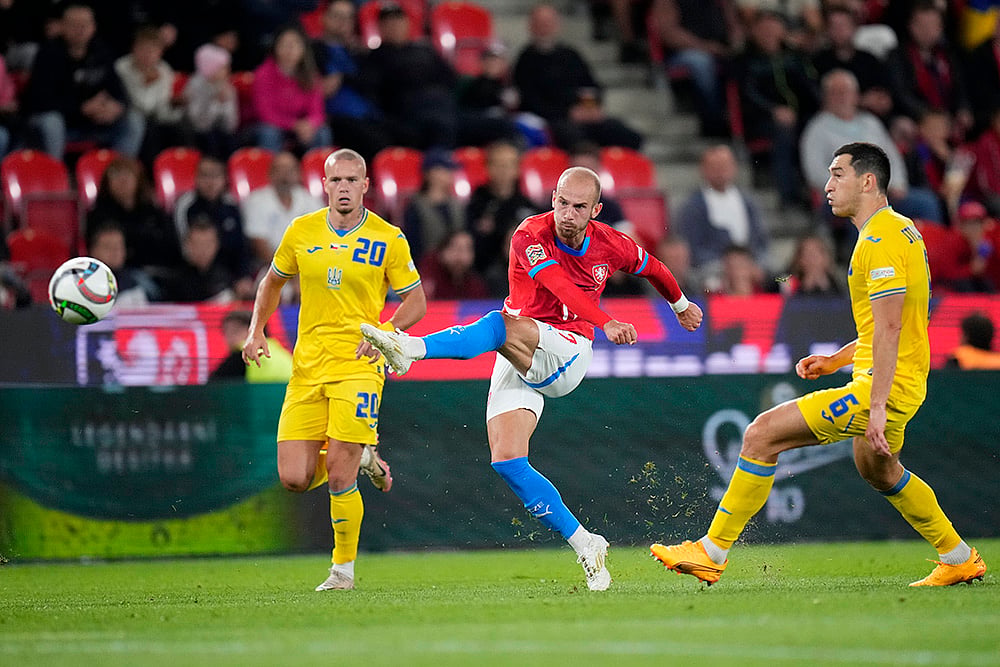 Football: UEFA Nations League 2024-25, Czech Republic vs Ukraine_4