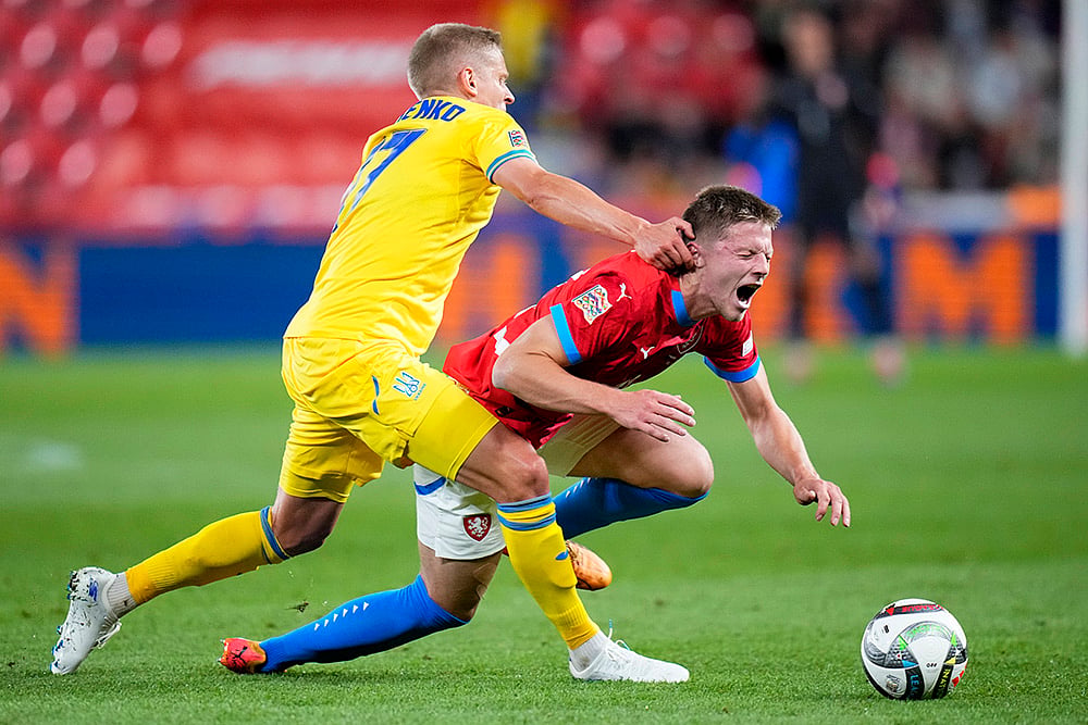 Football: UEFA Nations League 2024-25, Czech Republic vs Ukraine
