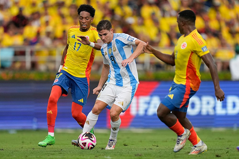 Football: Colombia vs Argentina soccer World cup 2026 Qualifying