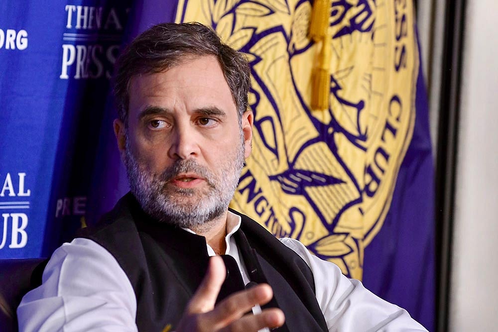 Photo: PTI : Leader of Opposition Rahul Gandhi |