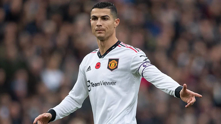 Ronaldo during his second spell with United - null