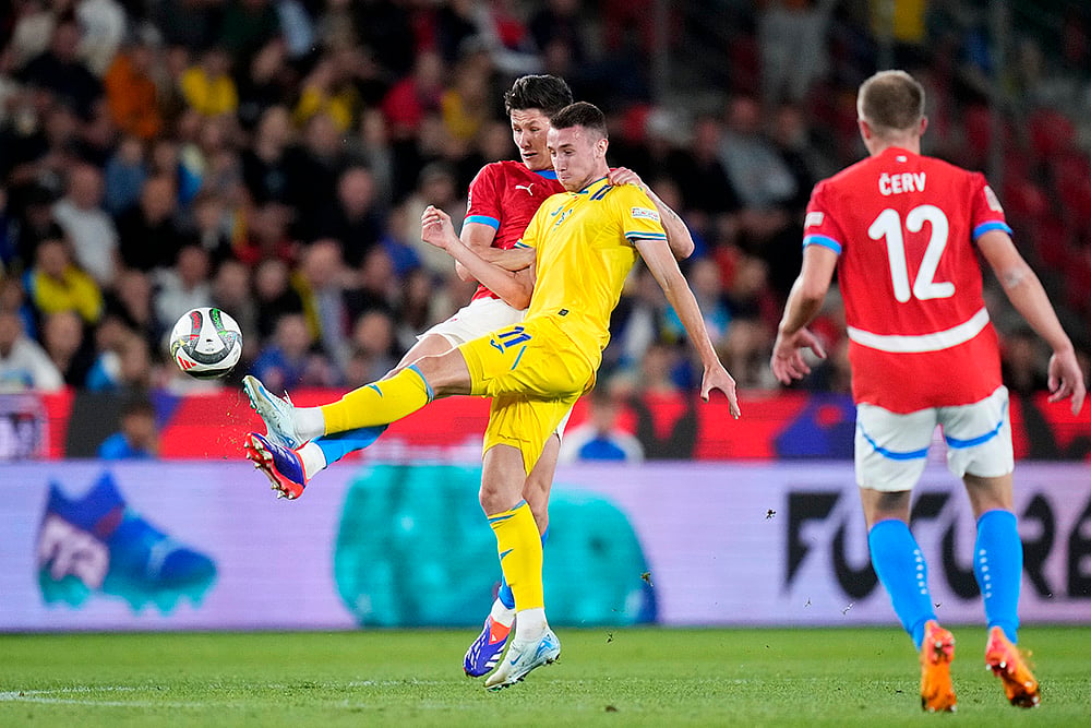 Football: UEFA Nations League 2024-25, Czech Republic vs Ukraine